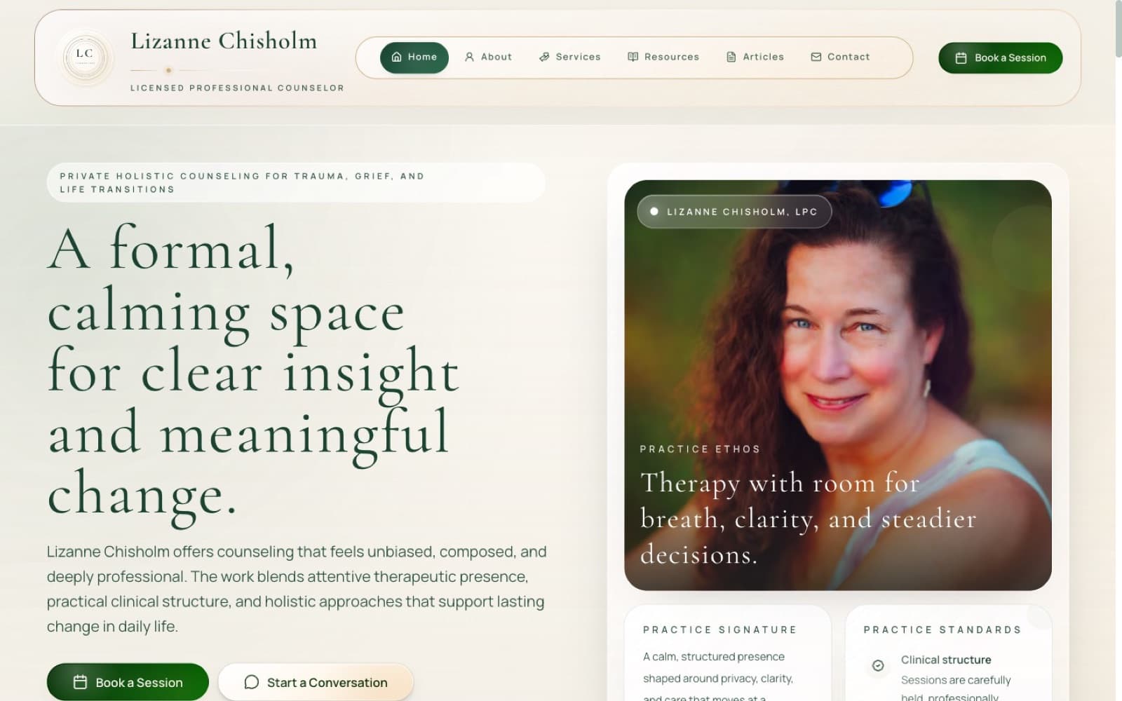 LIZANNE CHISHOLM, LPC preview